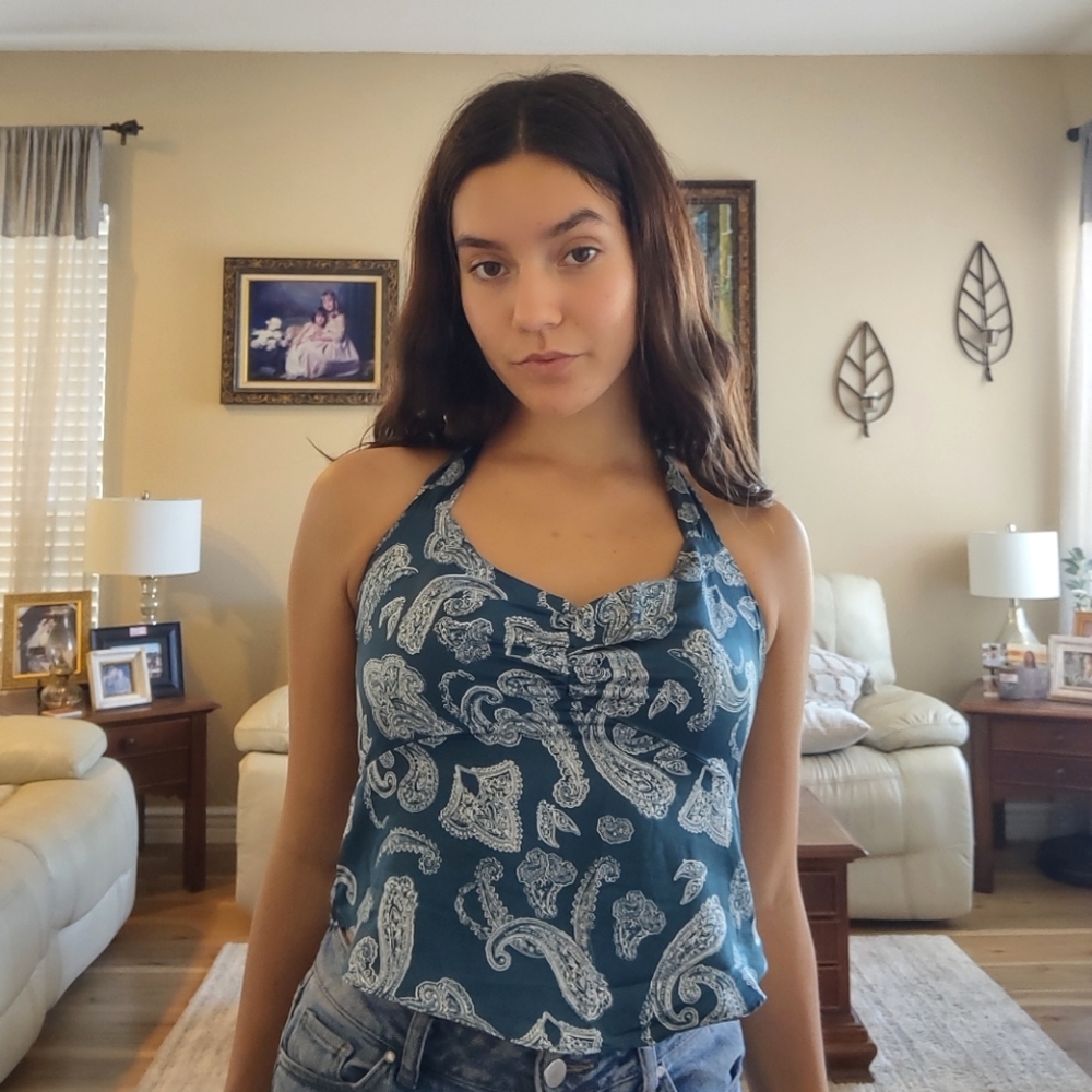 Honey Punch Turquoise Shirt